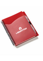 Liberty Wave Spiral Notebook with Pen