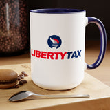Two-Tone Coffee Mugs, 15oz