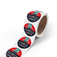 Round Sticker Label Rolls