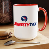 Two-Tone Coffee Mugs, 15oz
