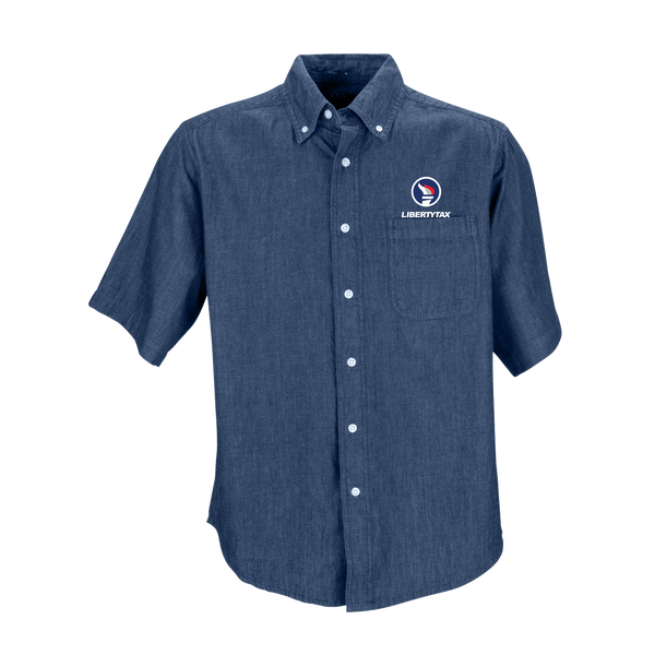 Men's Short-Sleeve Hudson Denim Shirt