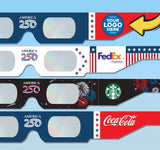 AMERICA 250™ 3D Fireworks Glasses with Liberty Logo