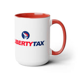 Two-Tone Coffee Mugs, 15oz