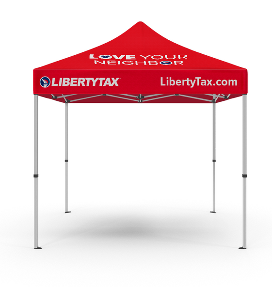 Love Your Neighbor Tent 10x10 Premium Aluminum (FULL Color)