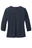 Women's Stretch Crepe 3/4-Sleeve Blouse