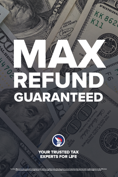 Max Refund Cling