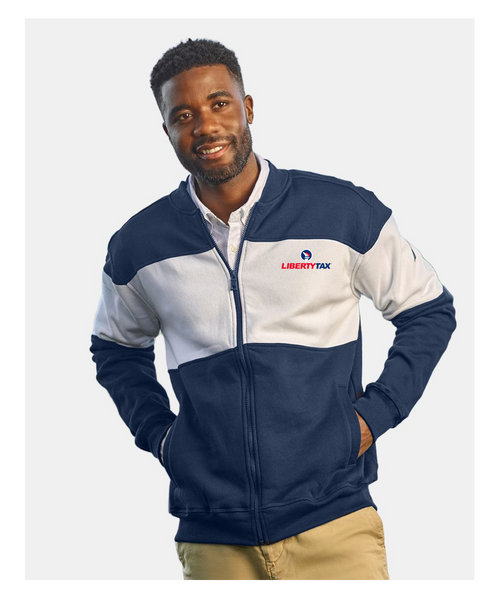 NAUTICA Unisex Anchor Fleece Colorblocked Bomber Jacket - N17928