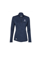 Adidas Women's Lightweight Mélange Quarter-Zip Pullover