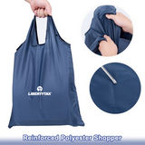 Reusable Fold-Up Shopping Tote Bag (14.96"W X 22.83" H) (100)
