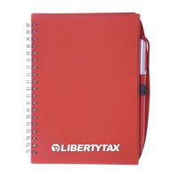 Liberty Color-Pro Spiral Notebook with Pen