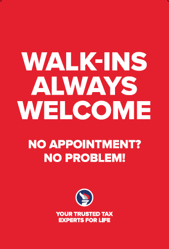 WalkIns Welcome Cling