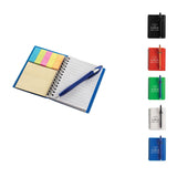 Translucent Plastic Spiral Journal includes logo on front with Pen