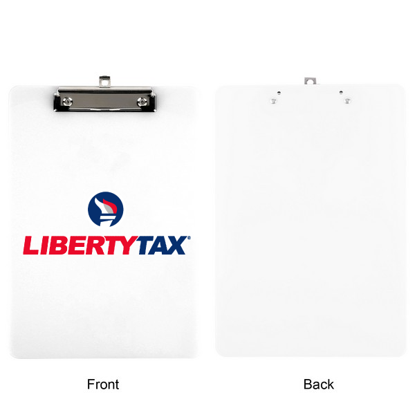 Letter Size Plastic Clipboard (set of 10)