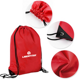 14" X 18" Polyester Drawstring Backpack (100)