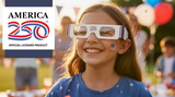 AMERICA 250™ 3D Fireworks Glasses with Liberty Logo