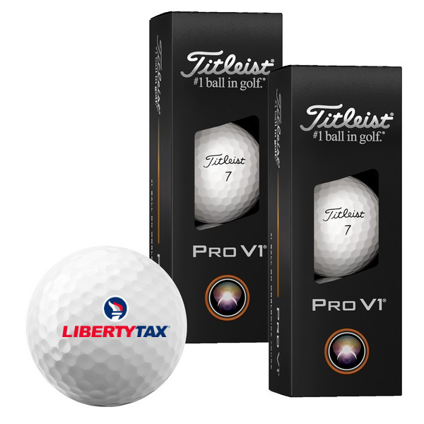 Titleist Pro V1 Half-Dozen Golf Balls with Logo- 12 sets PV1HD -