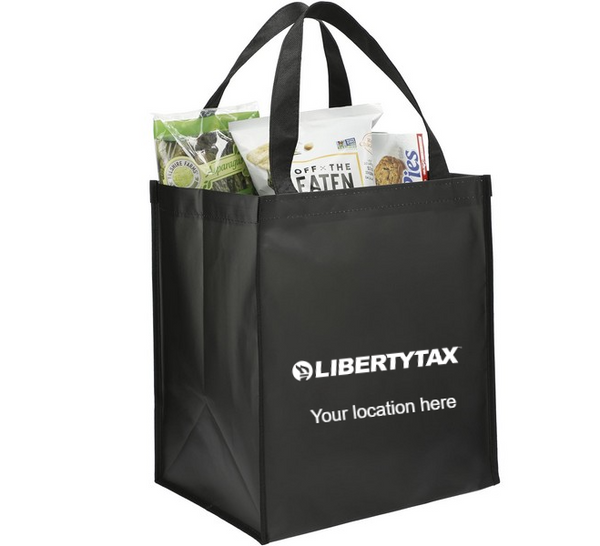 Double Laminated Wipeable Grocery Tote