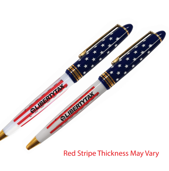 Patriotic Design USA American Flag Ballpoint Pen  (250)