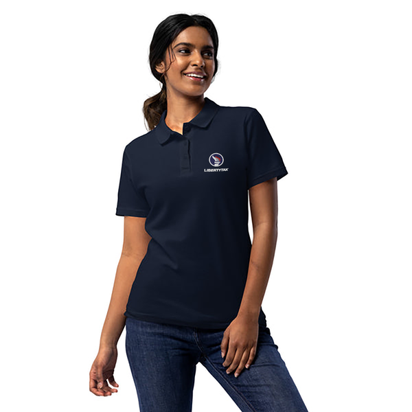 Embroidered Women’s pique polo shirt