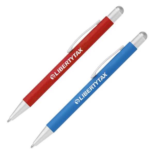 Metal Bowie Softy Ink pen with Laser Jet Logo