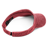 Embroidered Denim visor