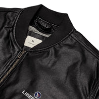 Leather Bomber Jacket