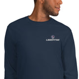 Embroidered Left Chest Logo Unisex Long Sleeve Shirt