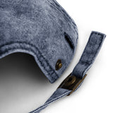 Embroidered Vintage Cotton Twill Cap